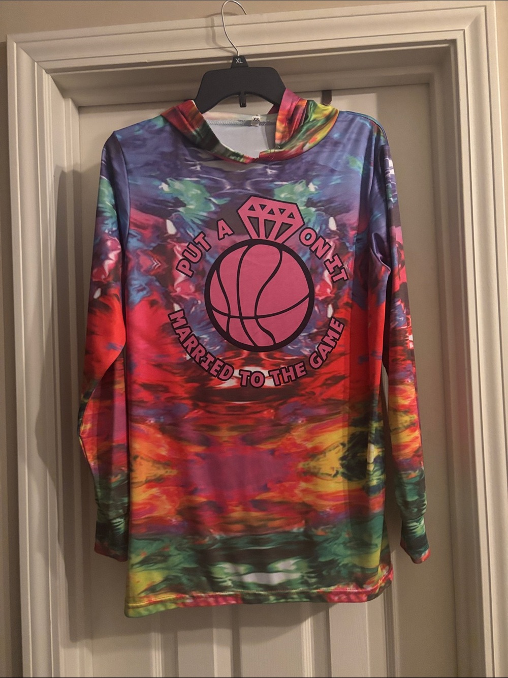 Put A Ring On It Multicolor Tie-Dye Long Sleeve shirt